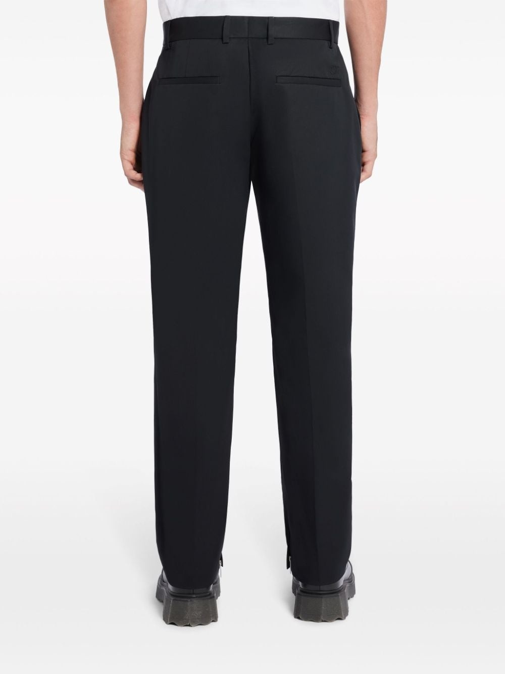 cotton tailored trousers - 4