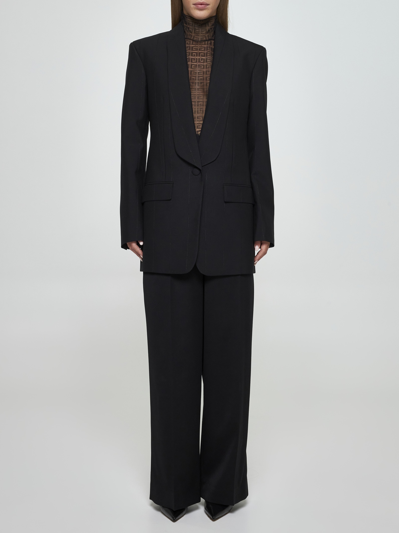 Tailored wool trousers - 2