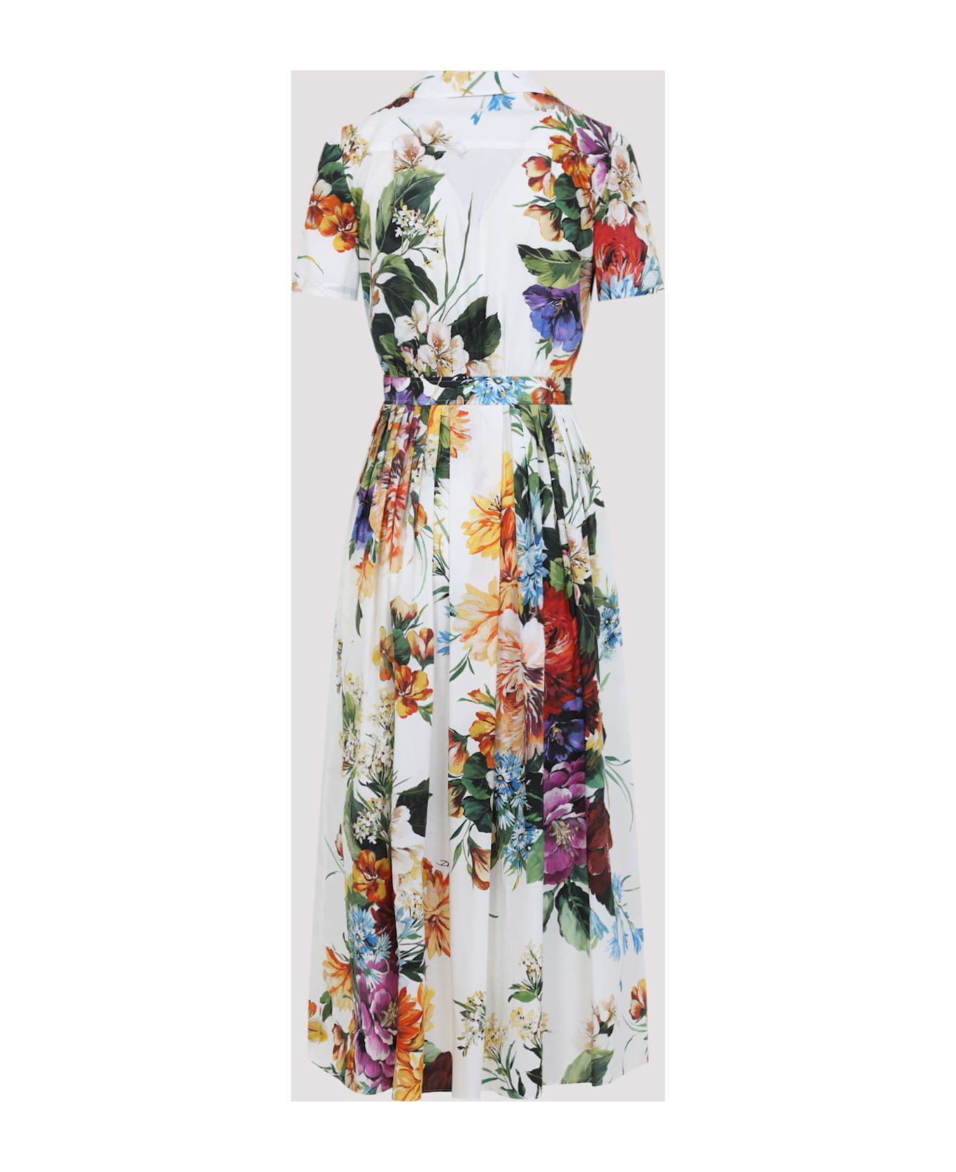 Cotton Midi Dress - 4