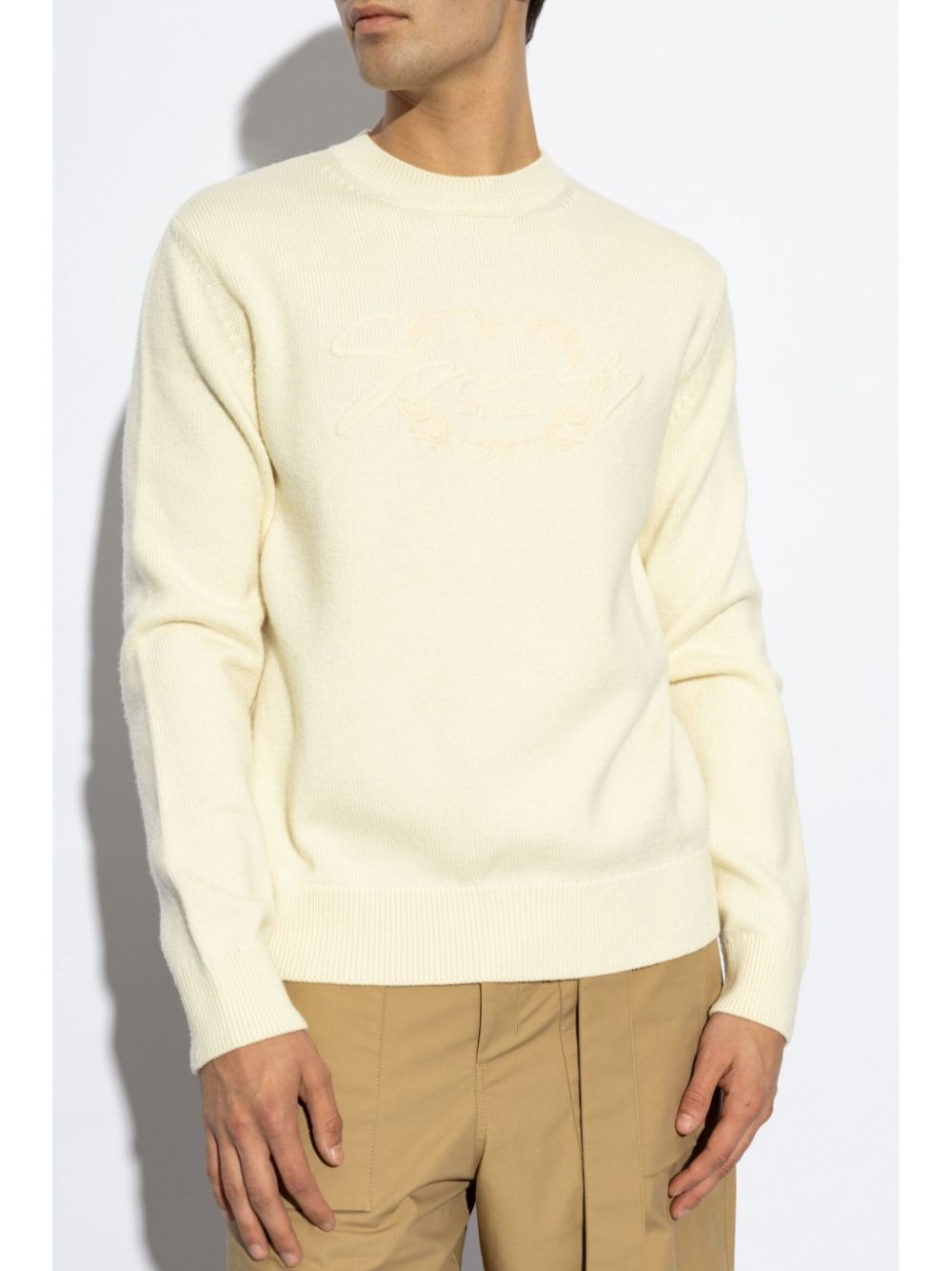 logo-embroidered jumper - 3