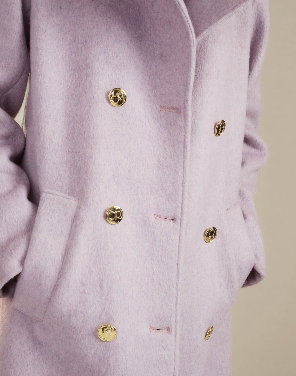 Noa Wool Cocoon Coat - 5