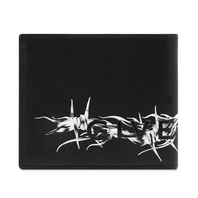 Givenchy Givenchy Barbed Wire Logo Billfold Wallet outlook