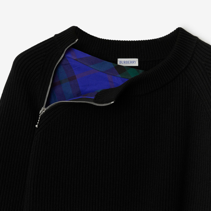 Rib Knit Wool Sweater 6