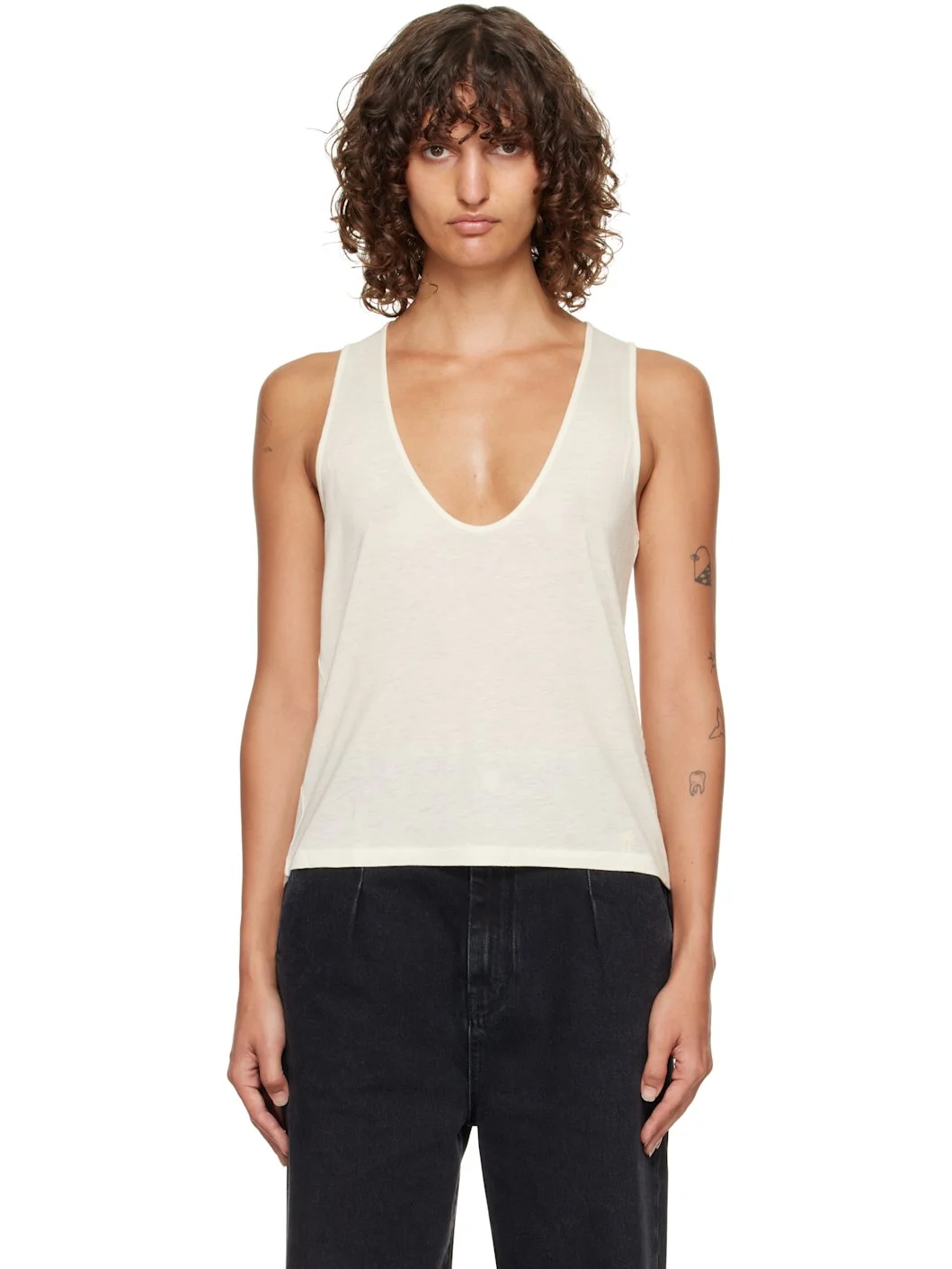 Off-White Albia LDS Jersey Tank Top - 1