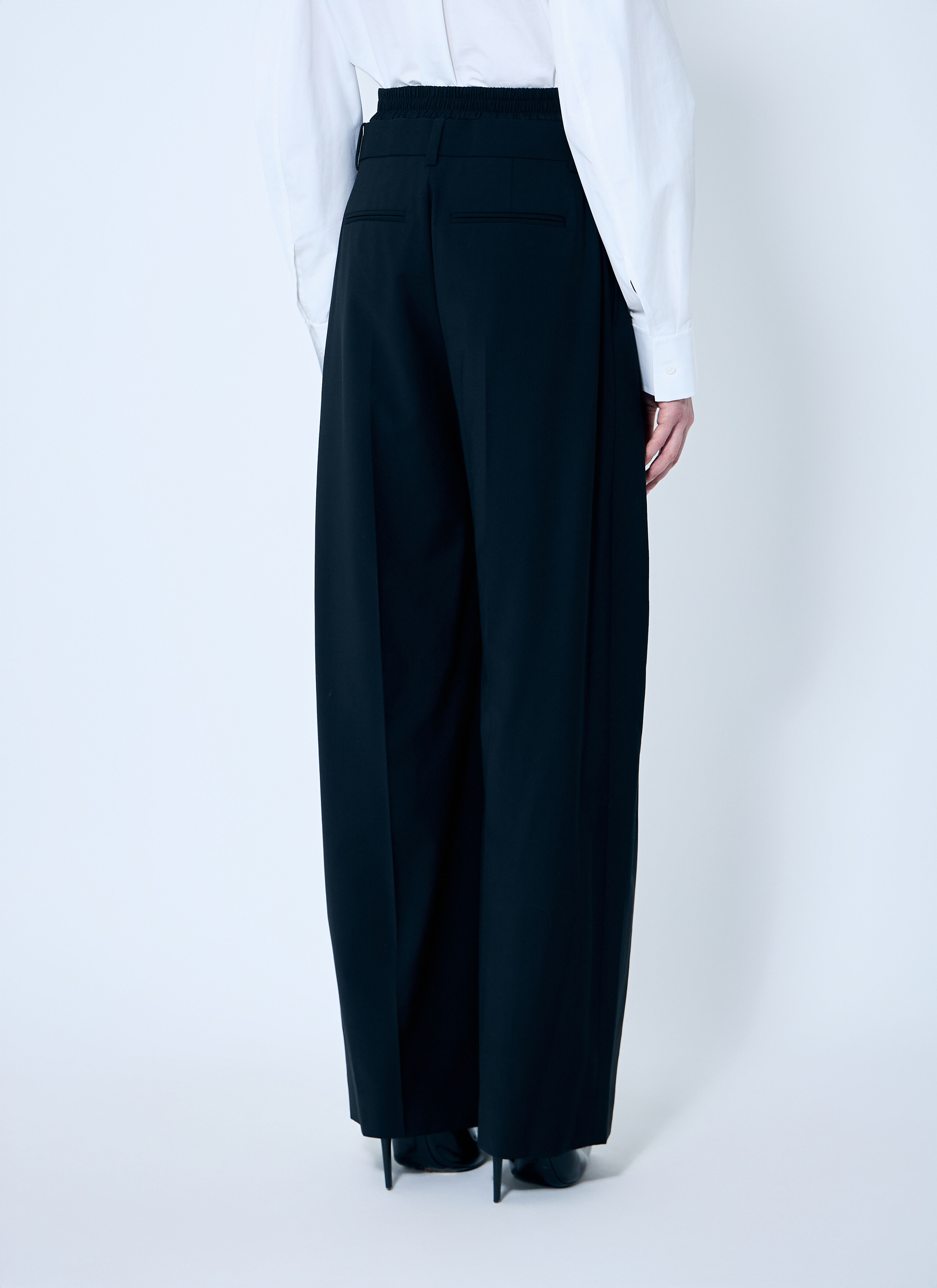 Pleated Pants With Boxer Waistband - 4