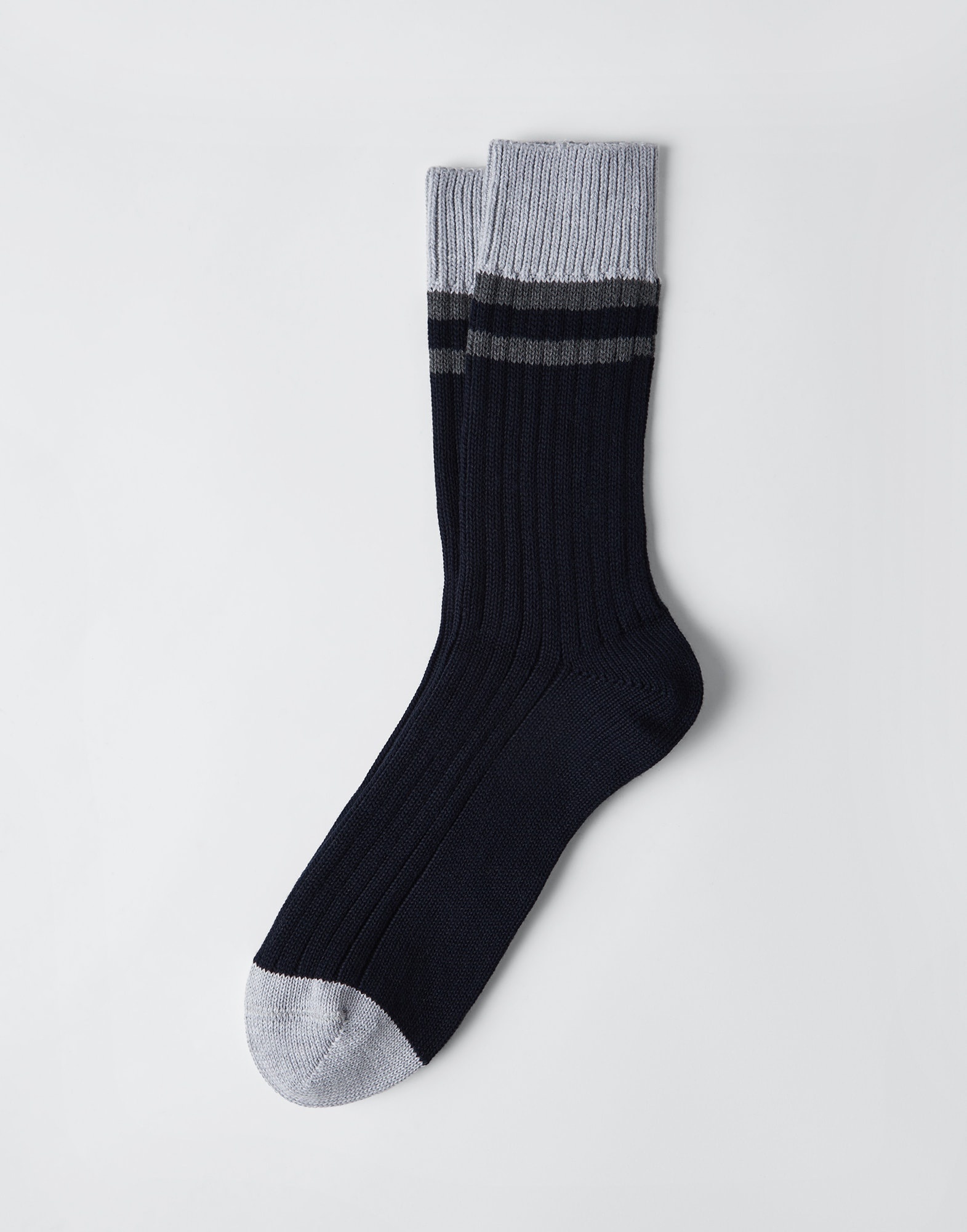Cotton socks with stripes - 1