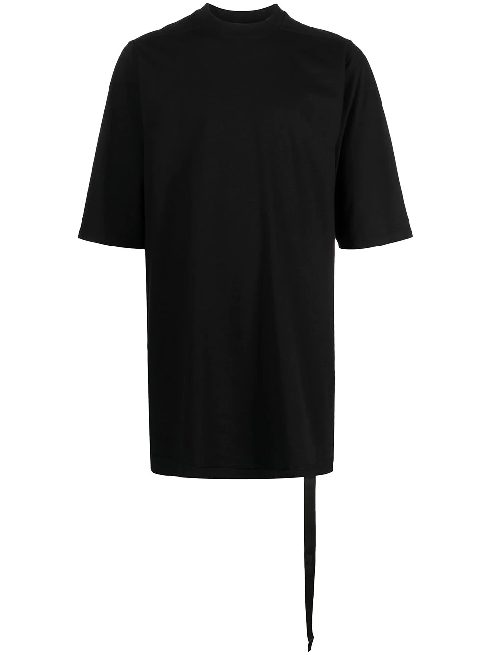 draped strap T-shirt - 1