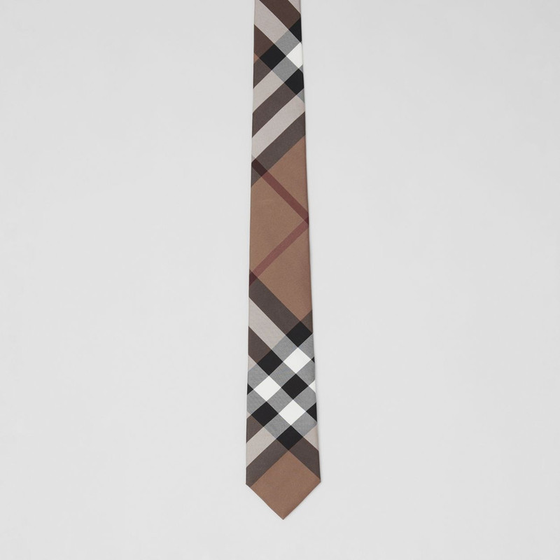 Classic Cut Check Silk Tie 1