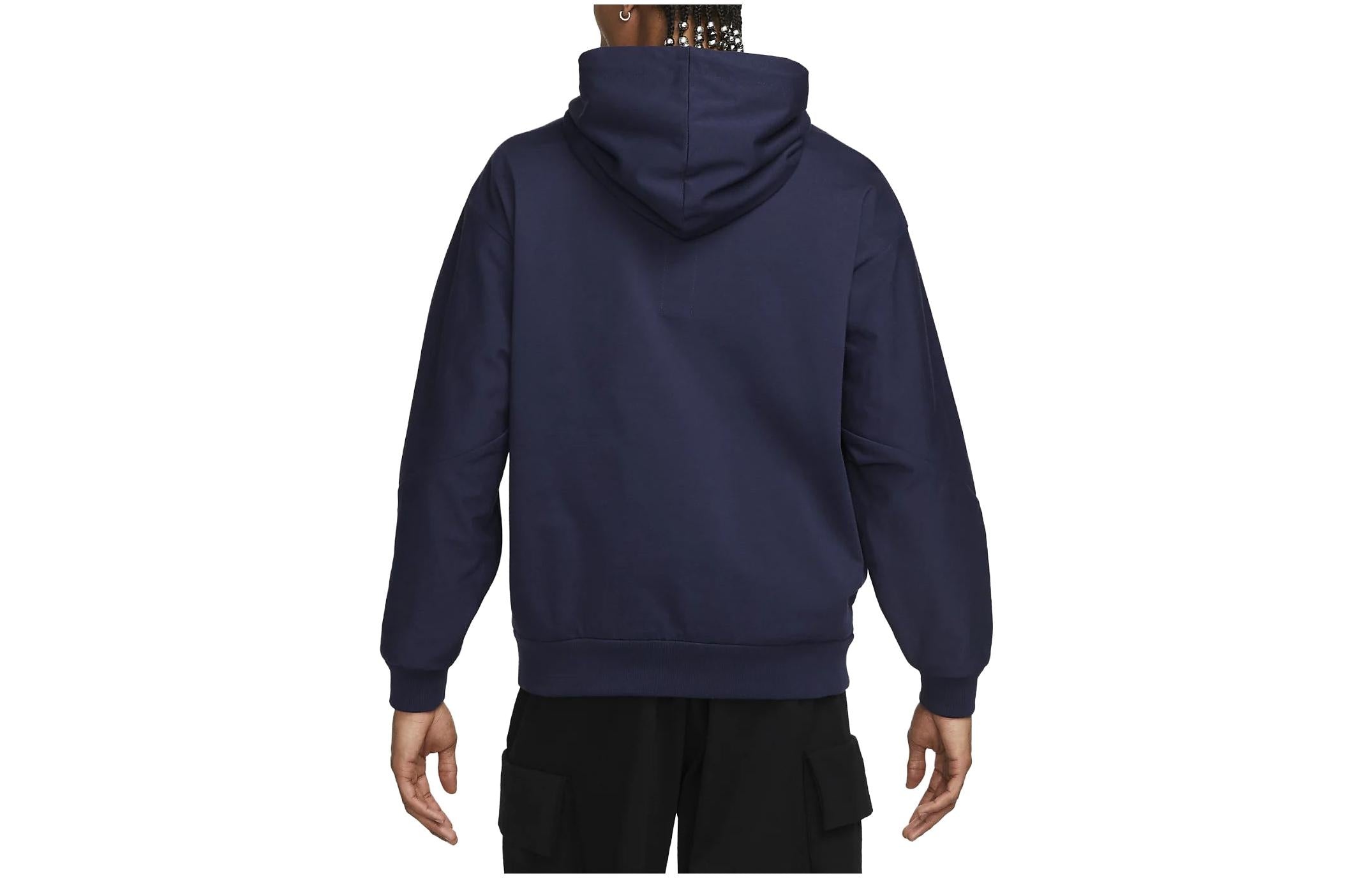 Nike Knit Hoodie 'Midnight Navy' DR5406-410 - 4