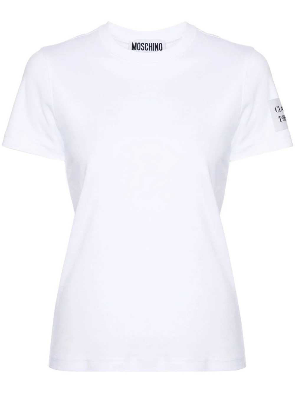 logo-embroidered cotton T-shirt - 1