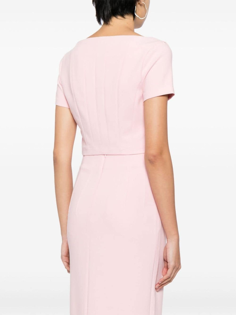 Anya square-neck crop blouse 4