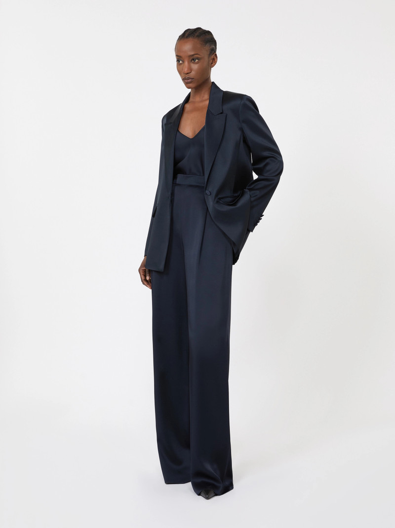 ALBINO Envers satin blazer - MIDNIGHTBLUE 8