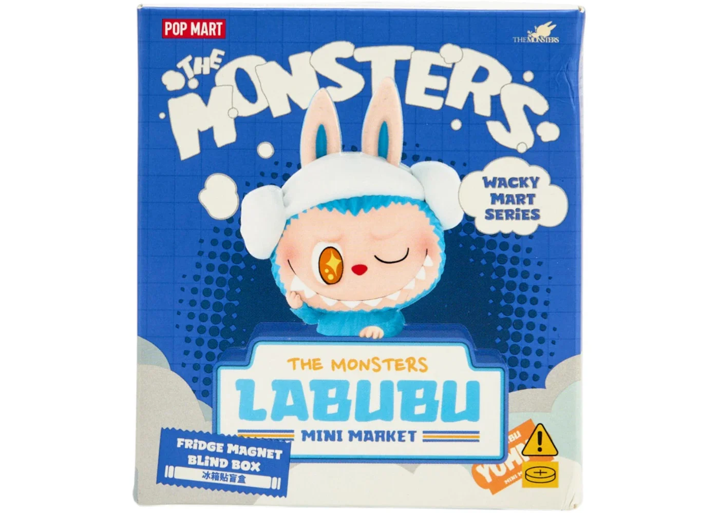 Pop Mart Labubu The Monsters Wacky Mart Series Fridge Magnet Single Blind Box - 1