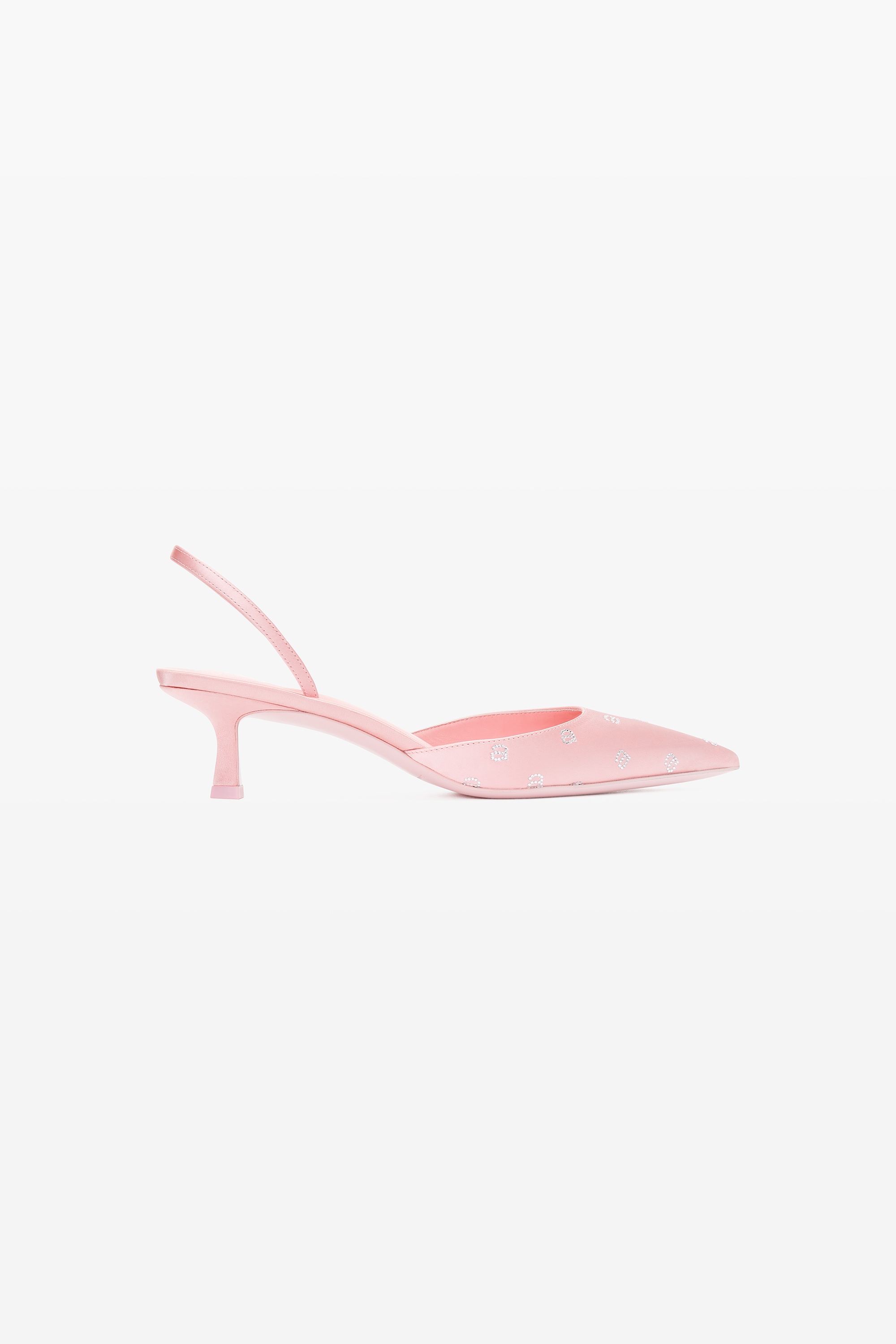 DELPHINE 65 SLINGBACK IN CRYSTAL SATIN - 1