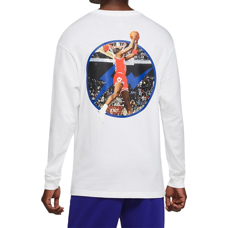 Air Jordan x Fragment Long-Sleeve T-Shirt 'Platinum Tint' DA2981-094 - 3