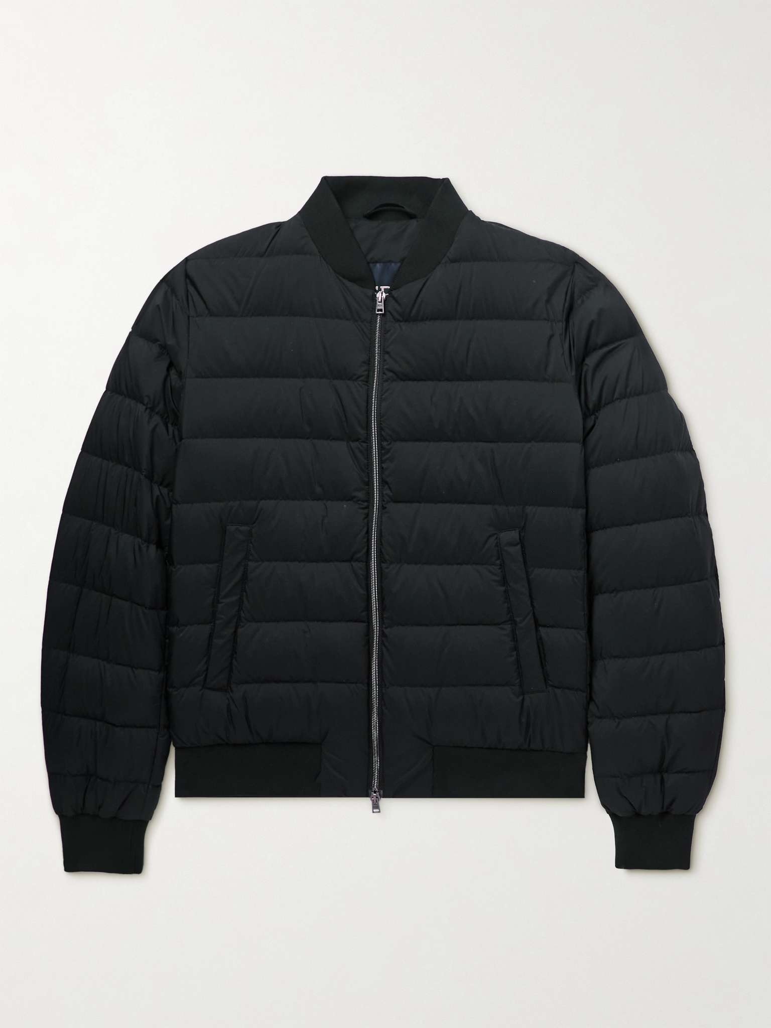 L'Aviatore Quilted Shell Down Bomber Jacket - 1