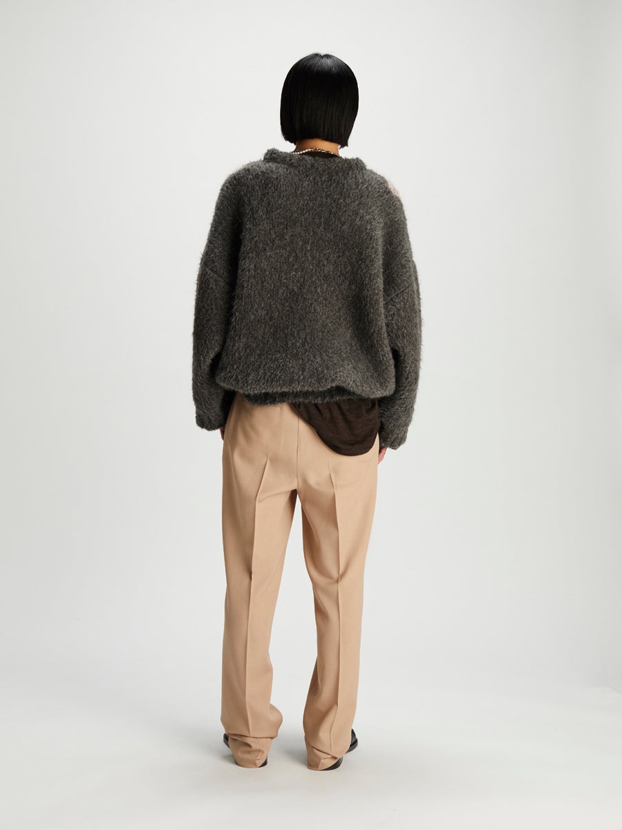 Funghi Pullover Undyed Grey - 4