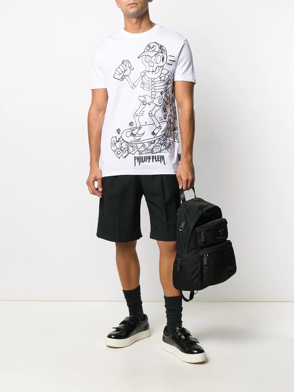 Graffiti-print cotton T-shirt - 2