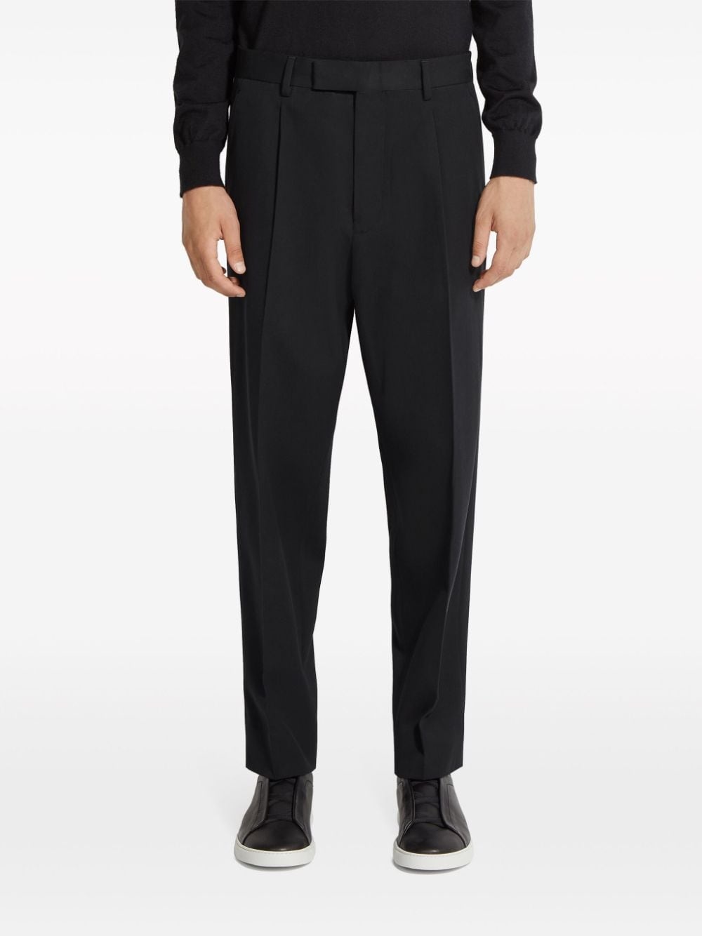 mid-rise tailored trousers - 3