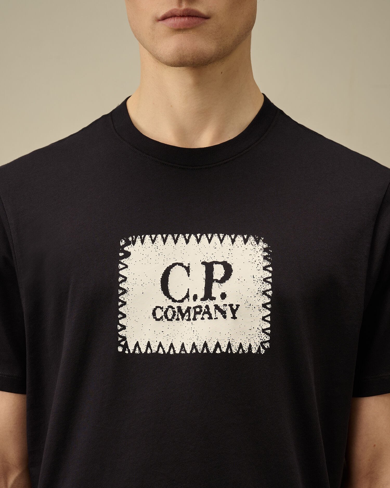 CP COMPANY｜ (30/1 Jersey Printed Logo T-Shirt (18CMTS14 C.P. Company 30/1 Jersey Printed Logo T-Shirt | REVERSIBLE