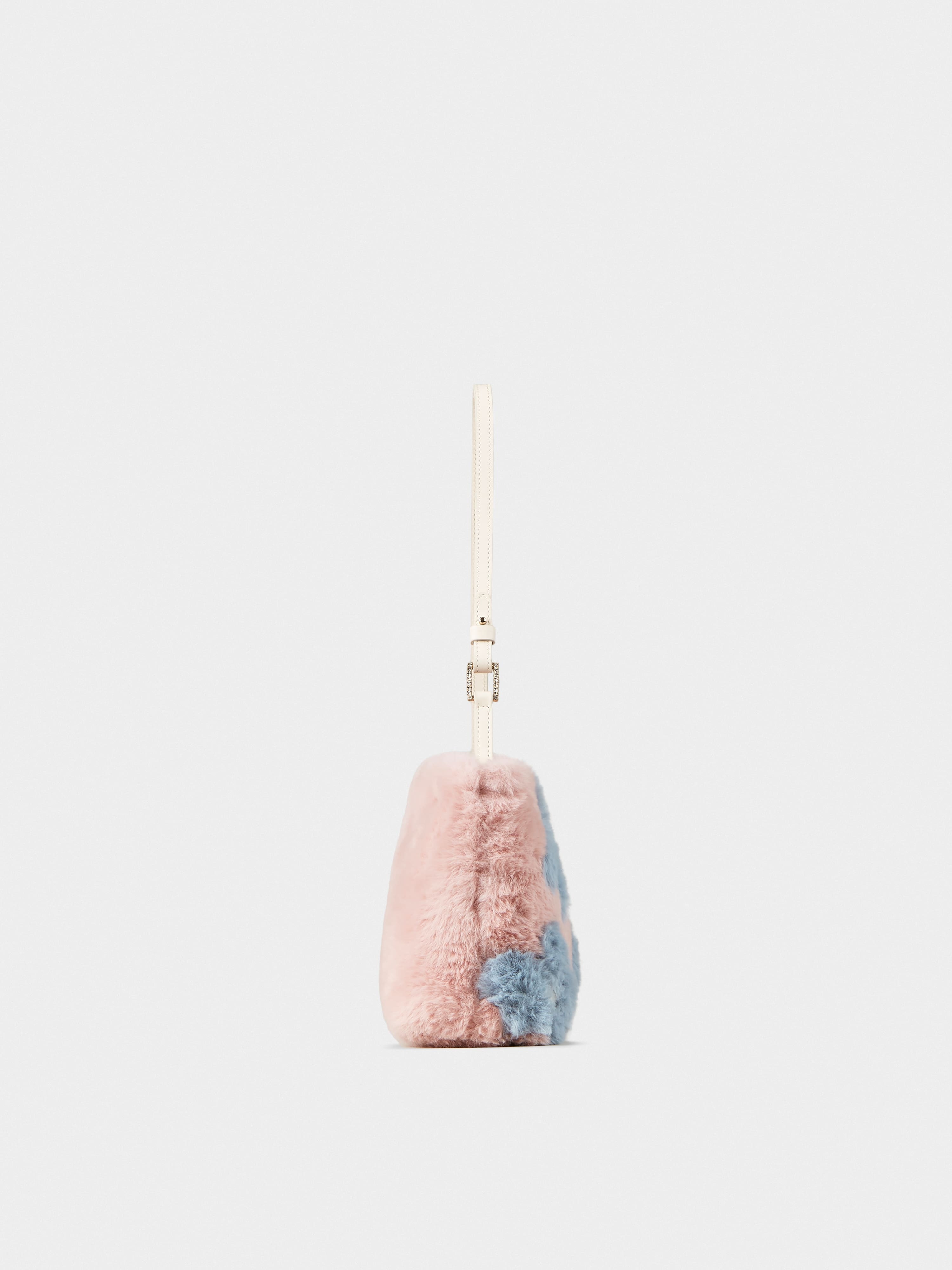 RV Nightlily Winter Blossom Mini Bag in Faux Fur - 4
