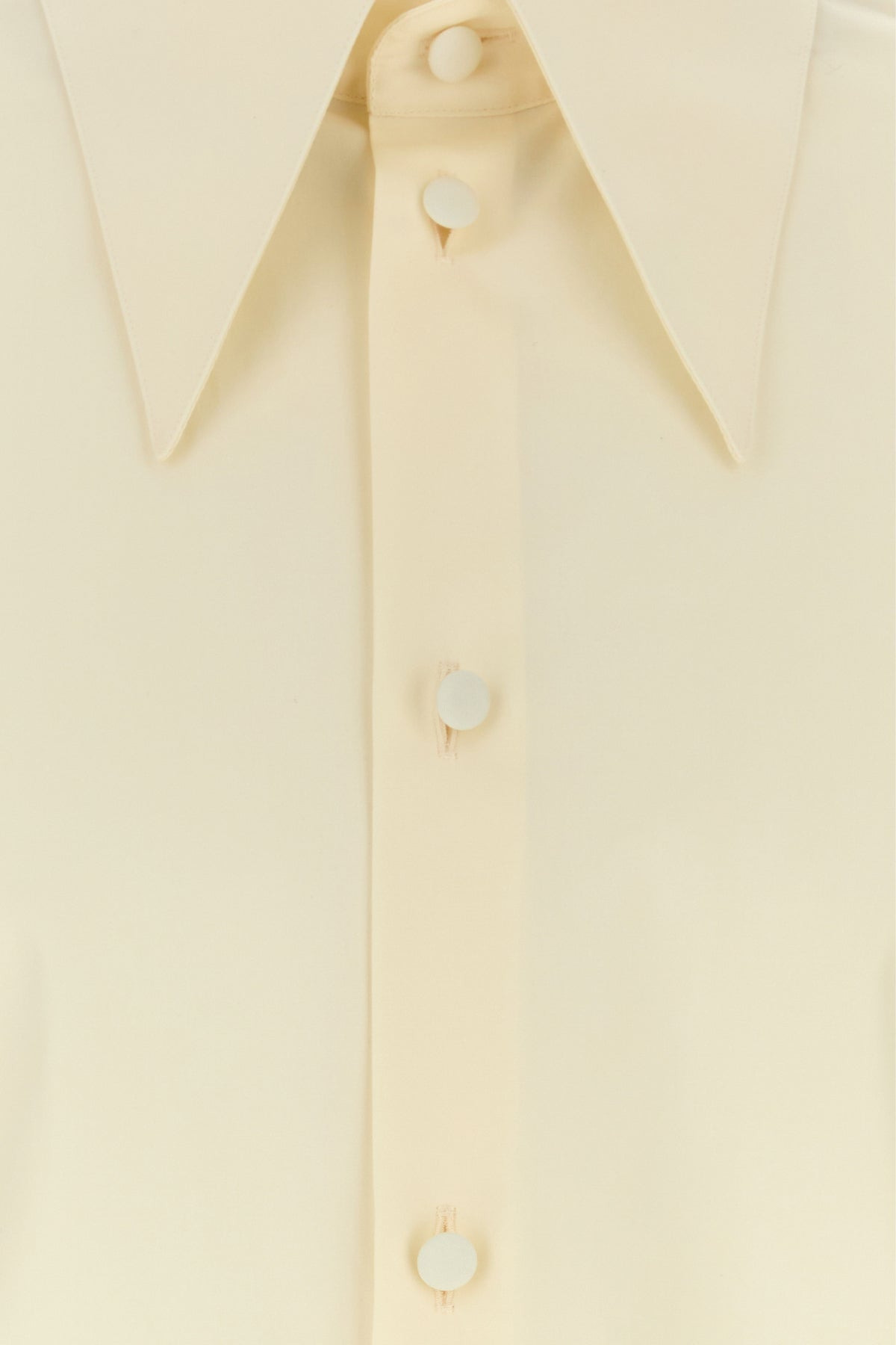 Cream poplin shirt - 3