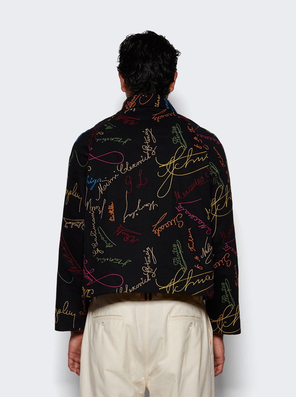 Signature Scrawl Jacket Black - 4