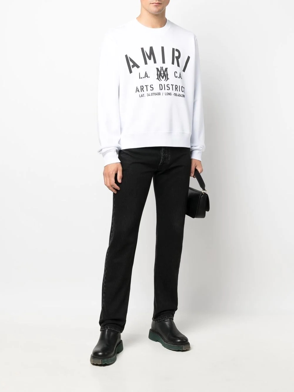 logo-print crew-neck sweatshirt - 2