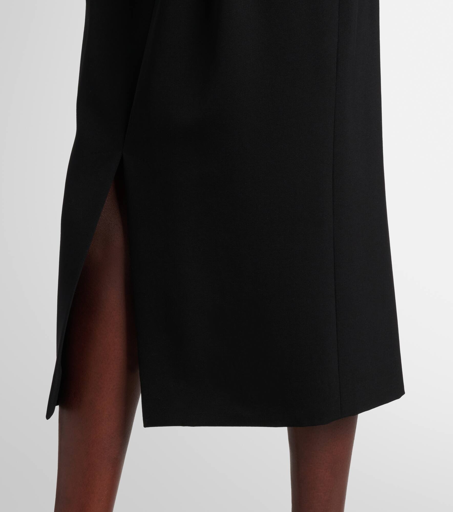 Virgin wool midi skirt - 5