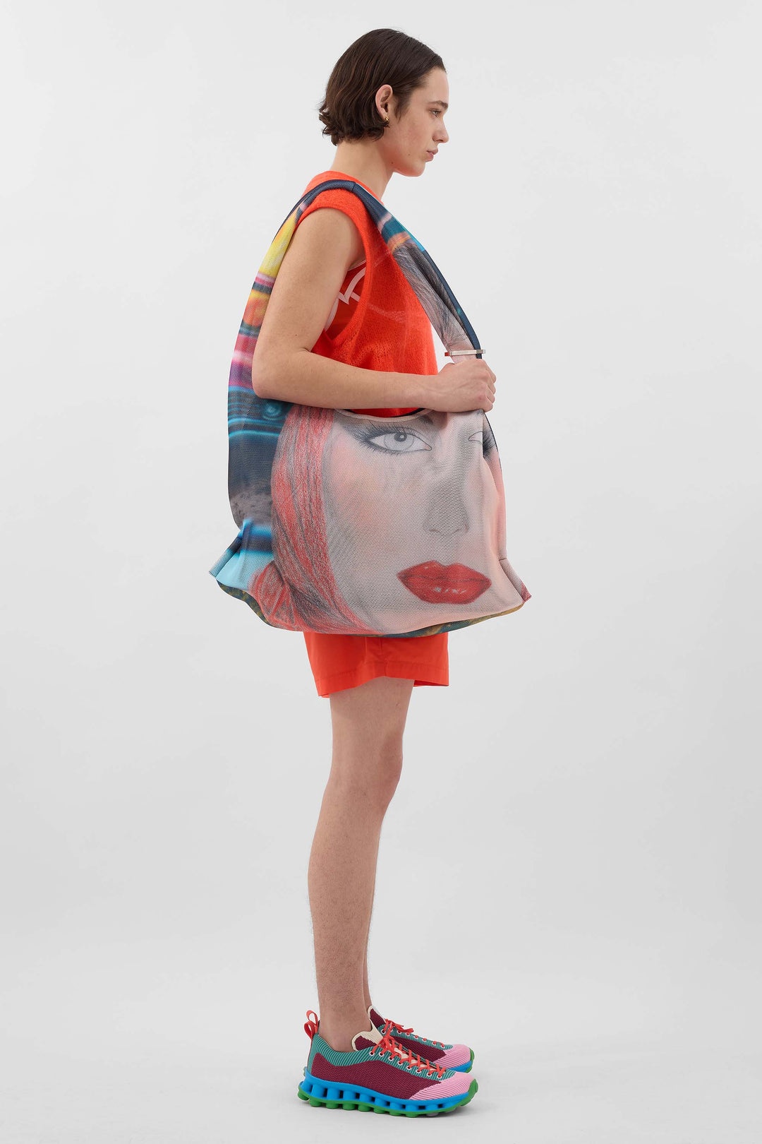 ELASTIC SHORTS / bright orange - 3