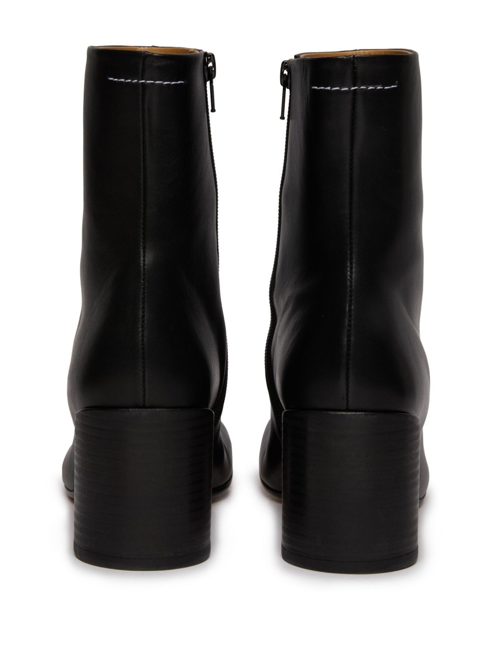 70mm leather ankle boots - 3