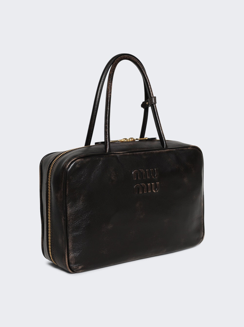 Miu Miu Beau Nappa Leather Bag Coffee outlook