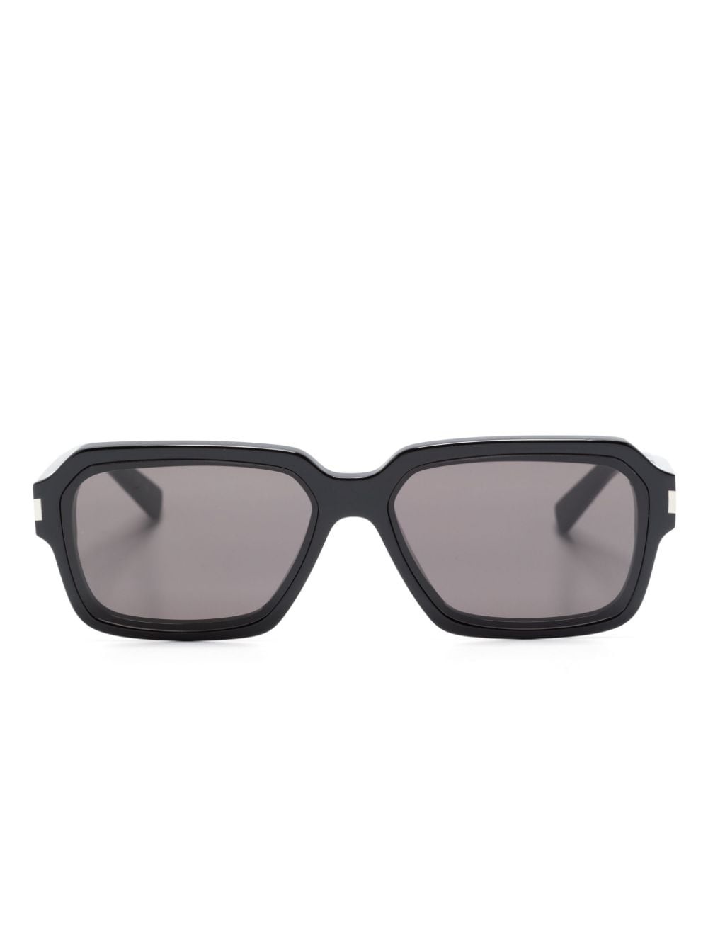 logo-debossed square-frame sunglasses - 1