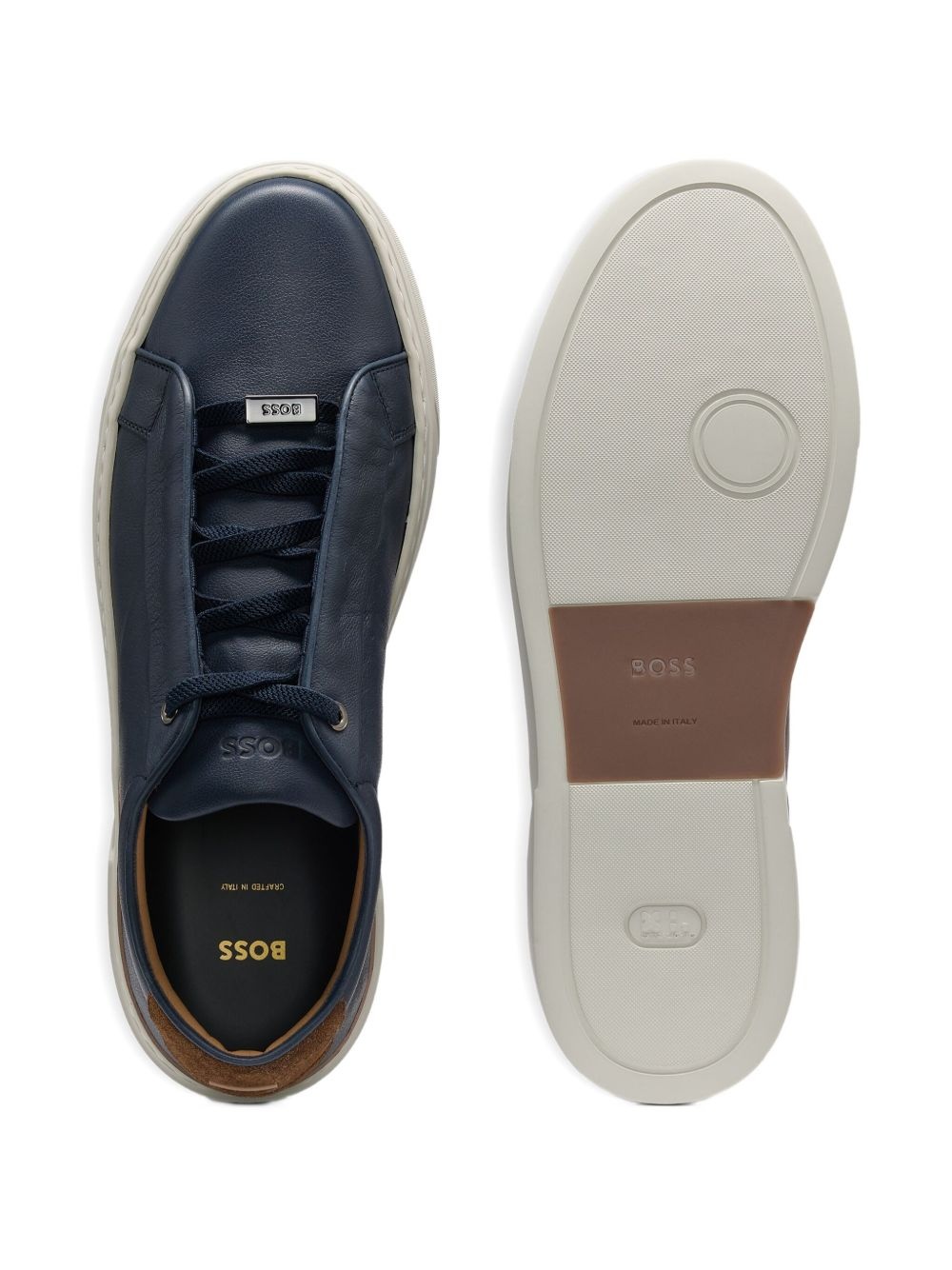 leather sneakers - 4