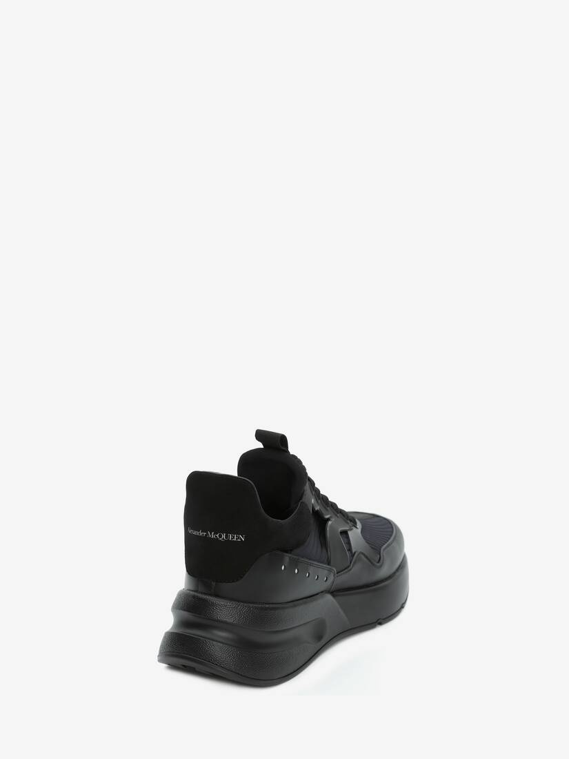 Oversized Runner in Black/silver - 3