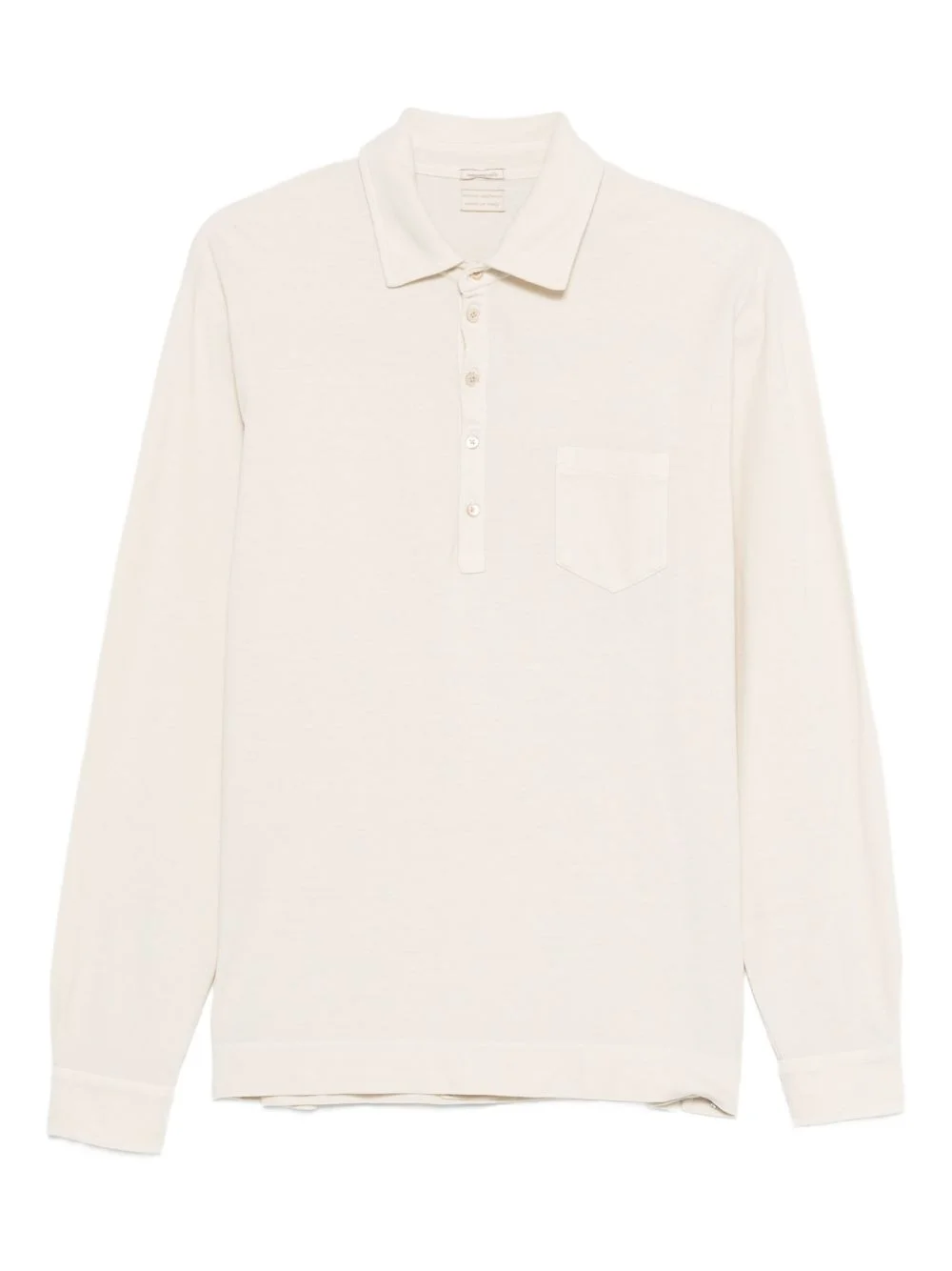 long-sleeved pocket polo shirt - 1