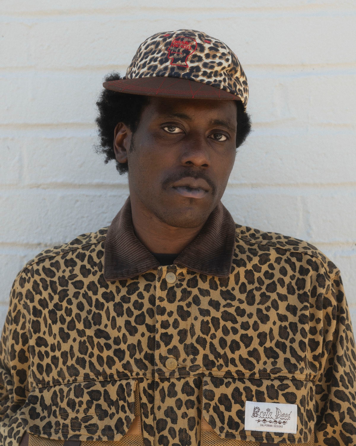 Logohead Longbrim Hat - Leopard - 4