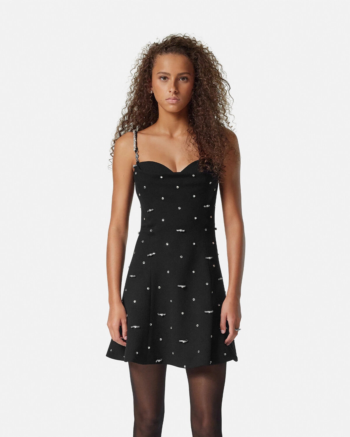 Cielo Stellato Wool Crêpe Mini Dress - 4