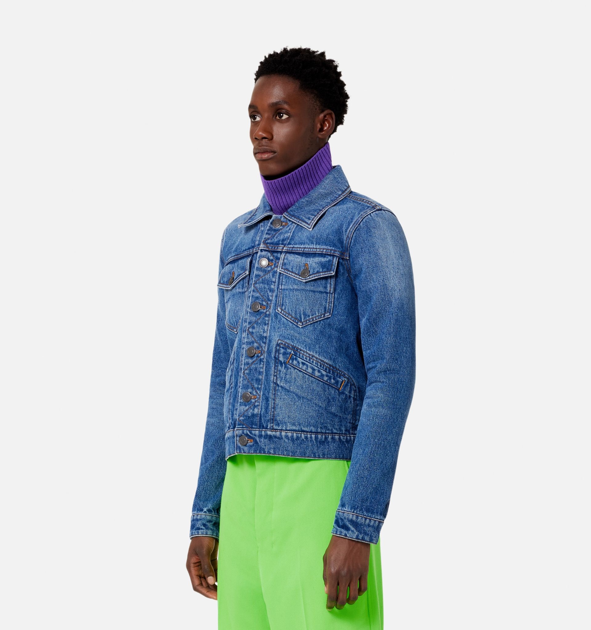 Denim Trucker Jacket - 4