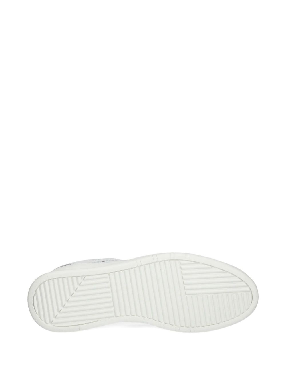 leather-panelled sneakers - 5