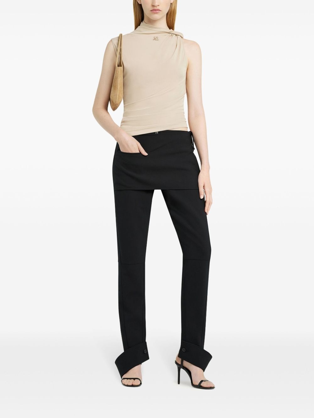 draped top - 2