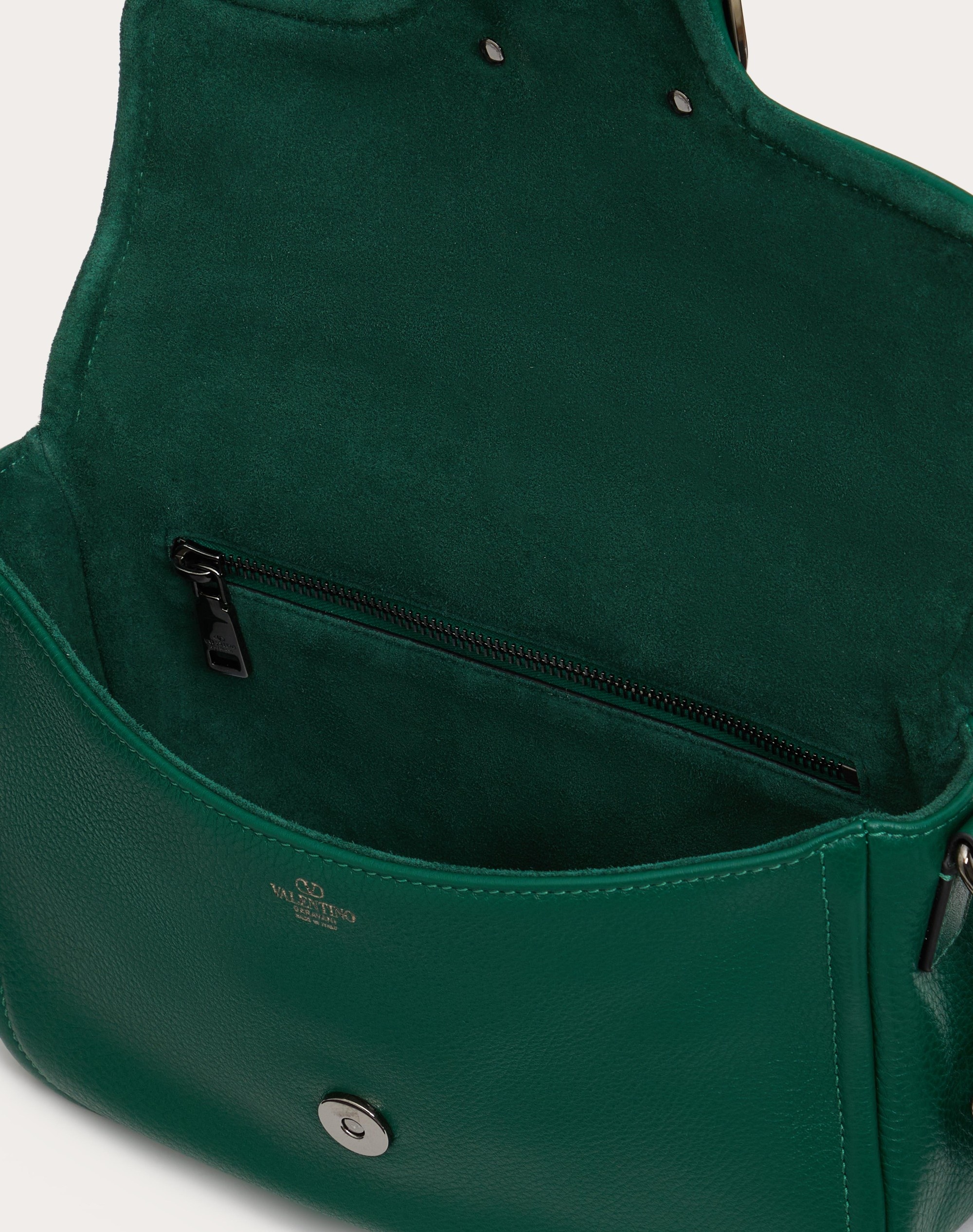 VALENTINO GARAVANI ALLTIME GRAINY CALFSKIN SHOULDER BAG - 7