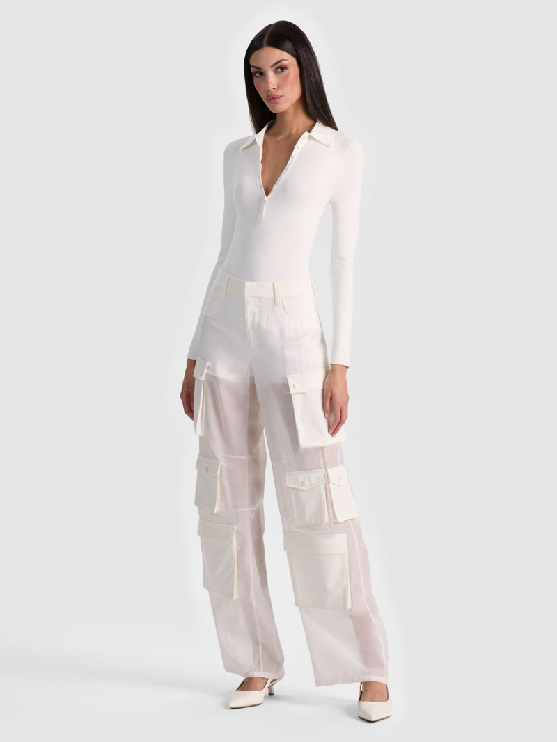 OLYMPIA SHEER COMBO CARGO PANT 6