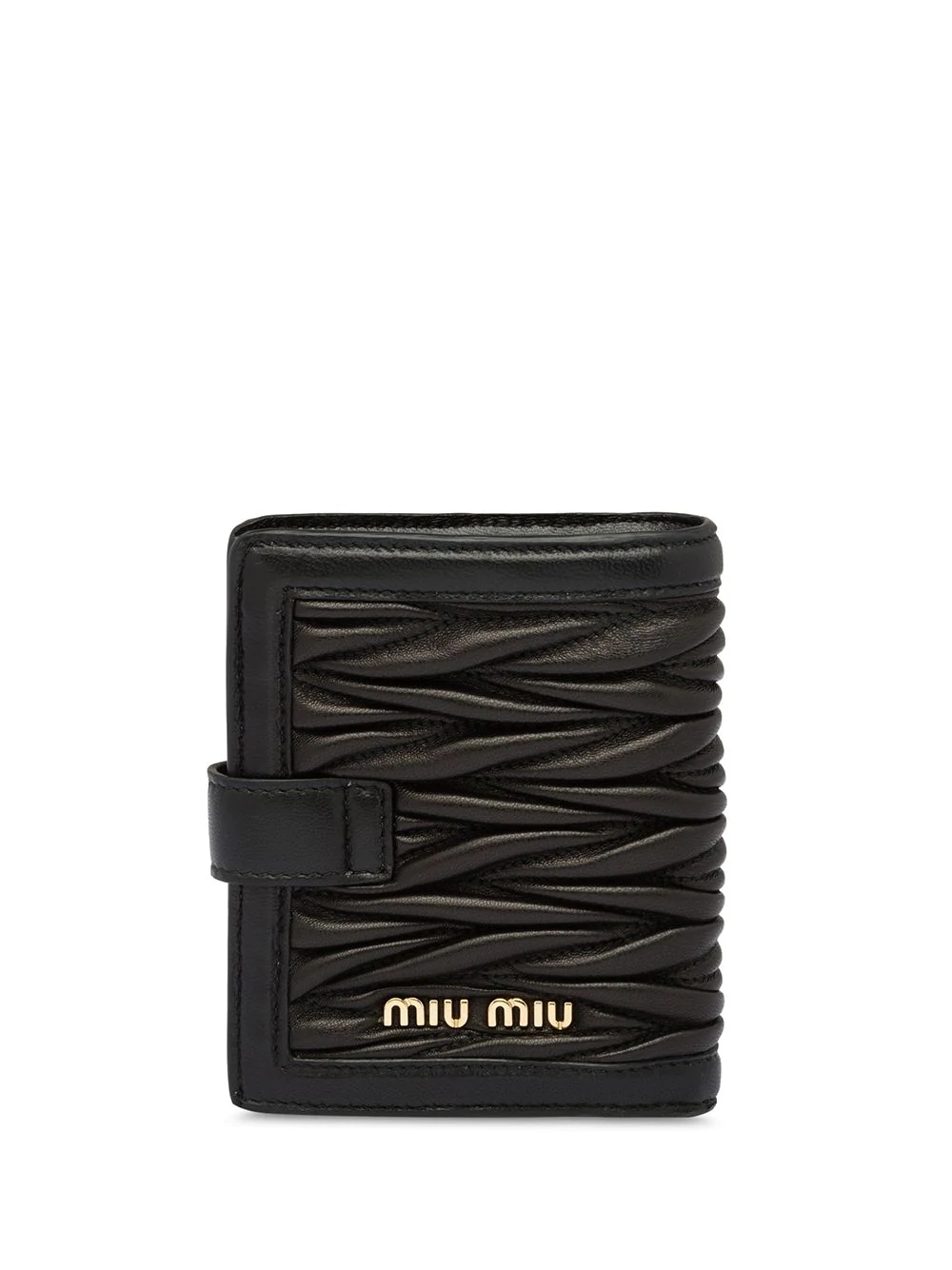 Matelassé Lock leather wallet - 2