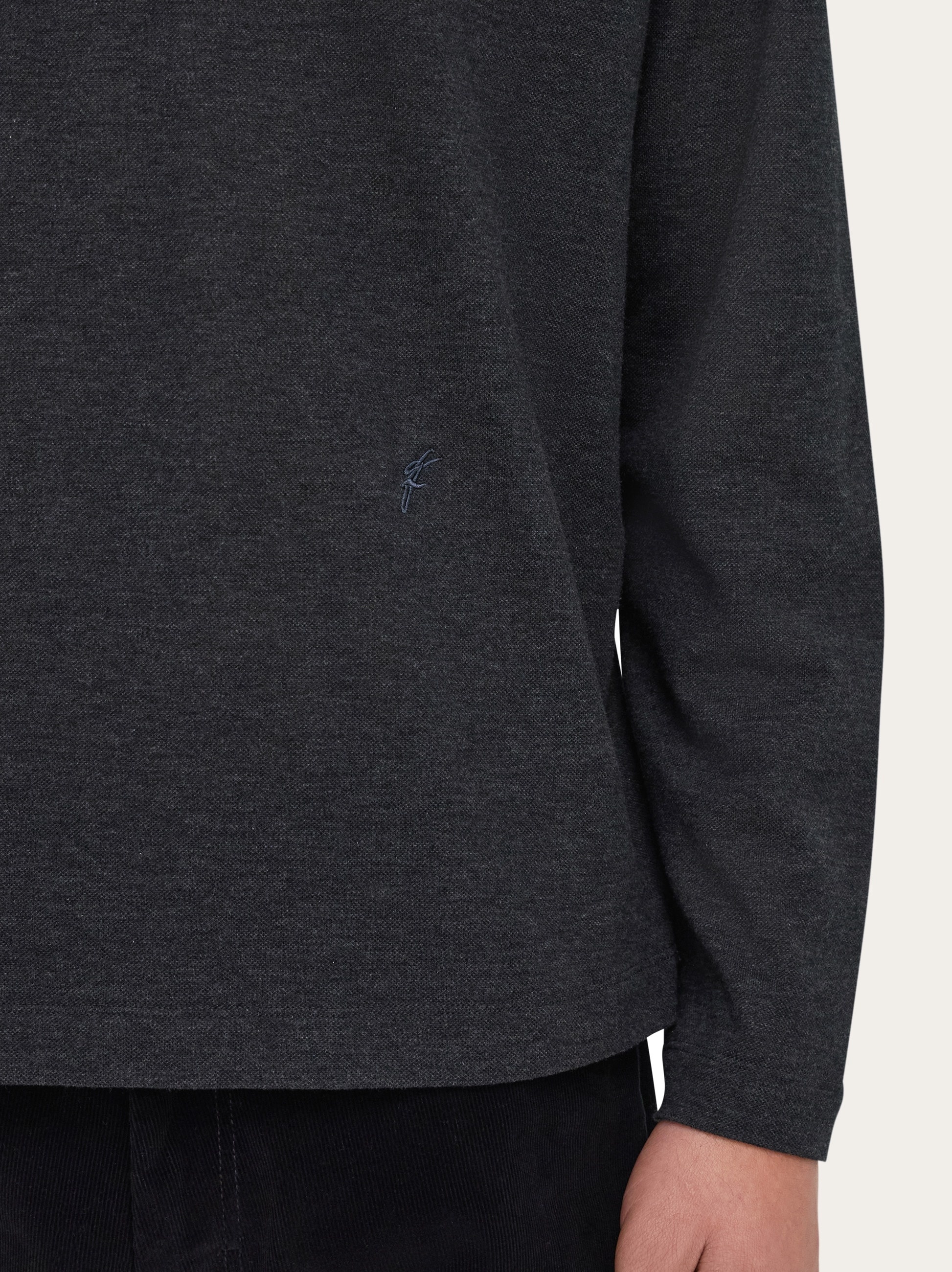 Long sleeve polo shirt - 5