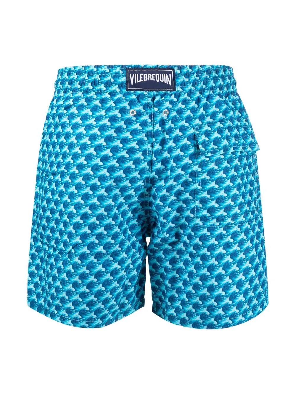 wave-print swim shorts - 2