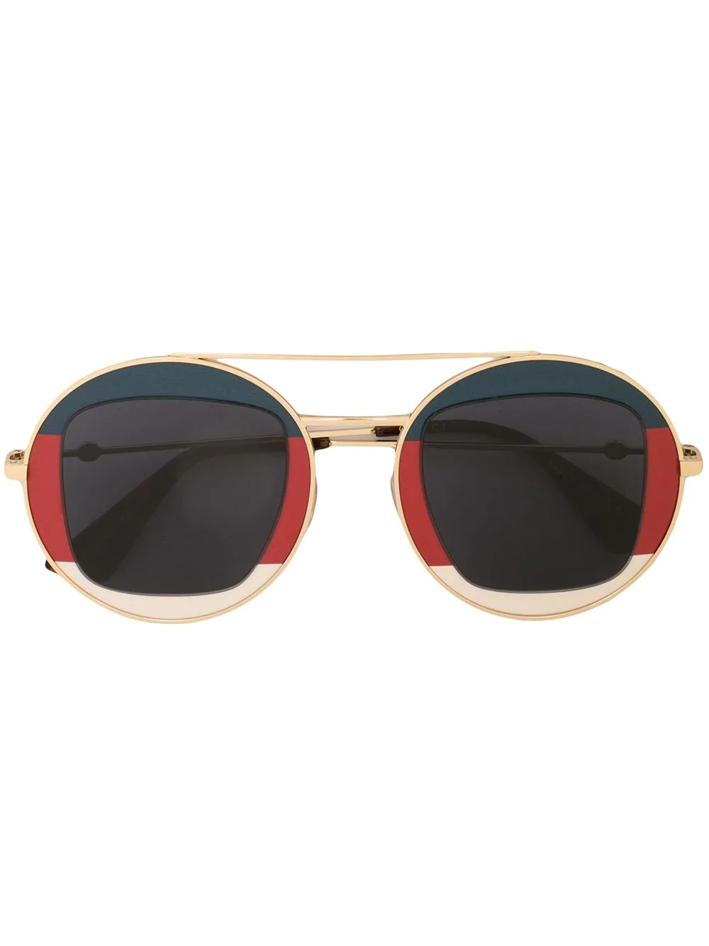 round frame sunglasses - 1