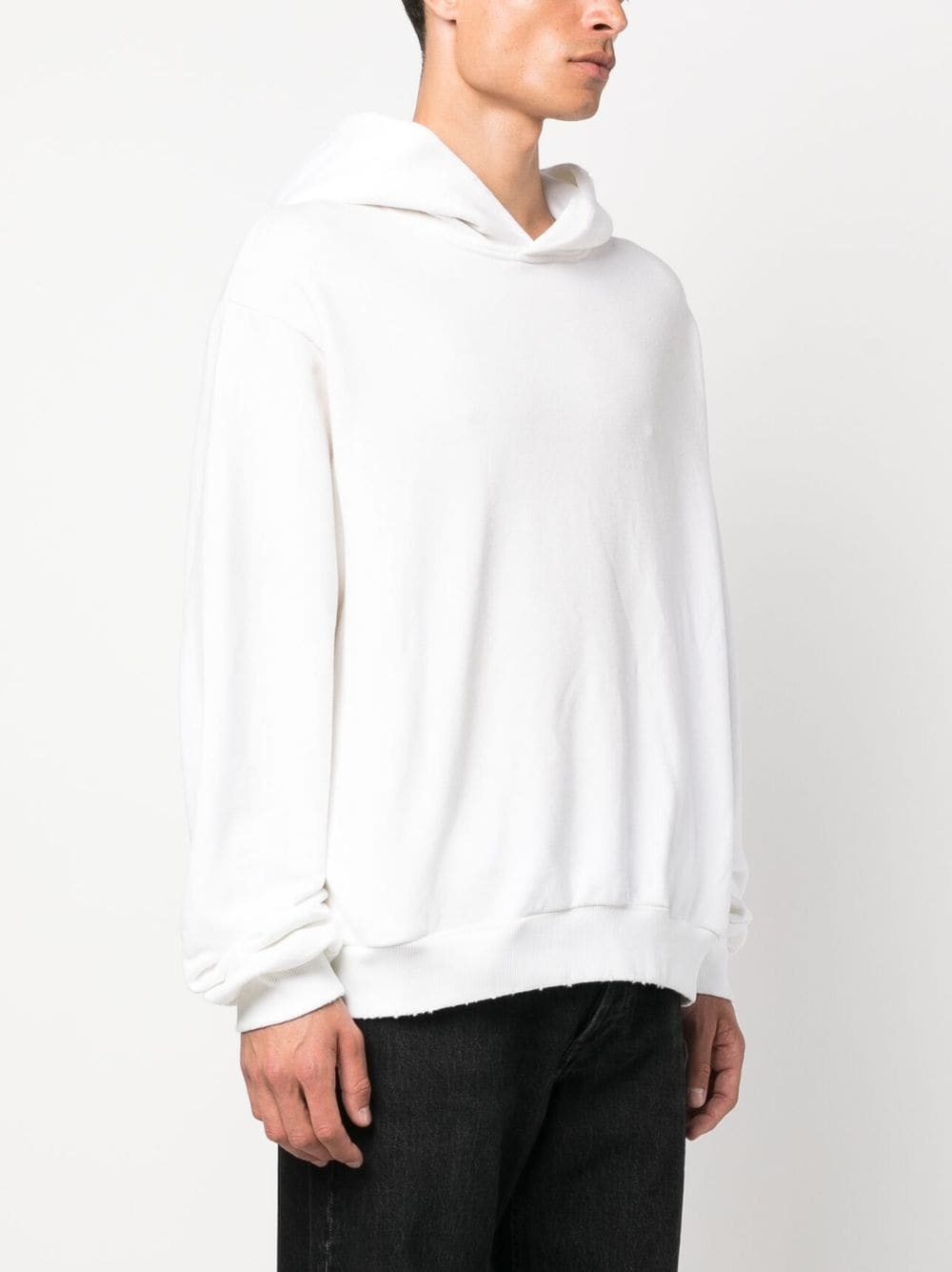 logo-print drop-shoulder hoodie - 5