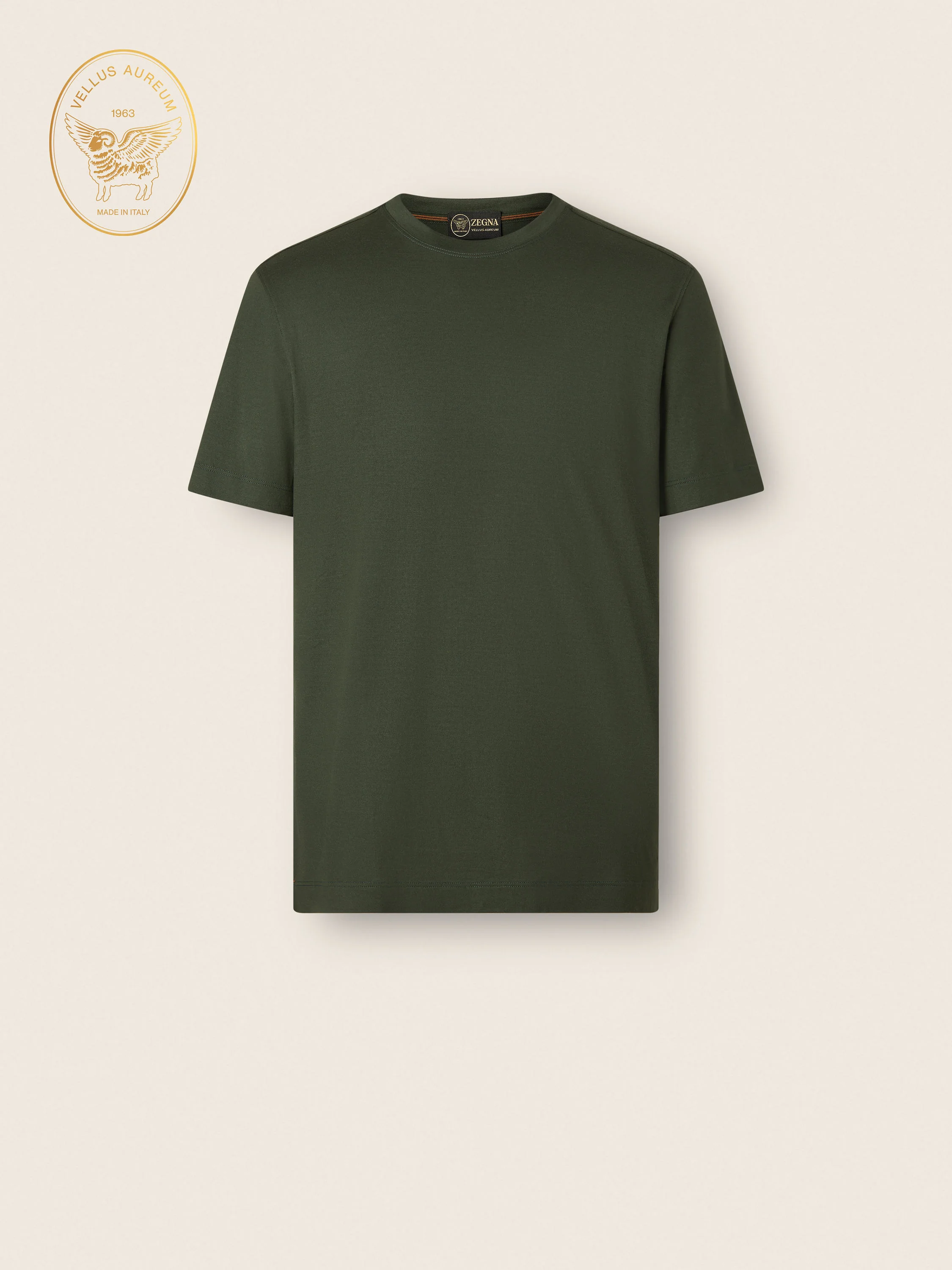 DARK GREY VELLUS AUREUM T-SHIRT - 1