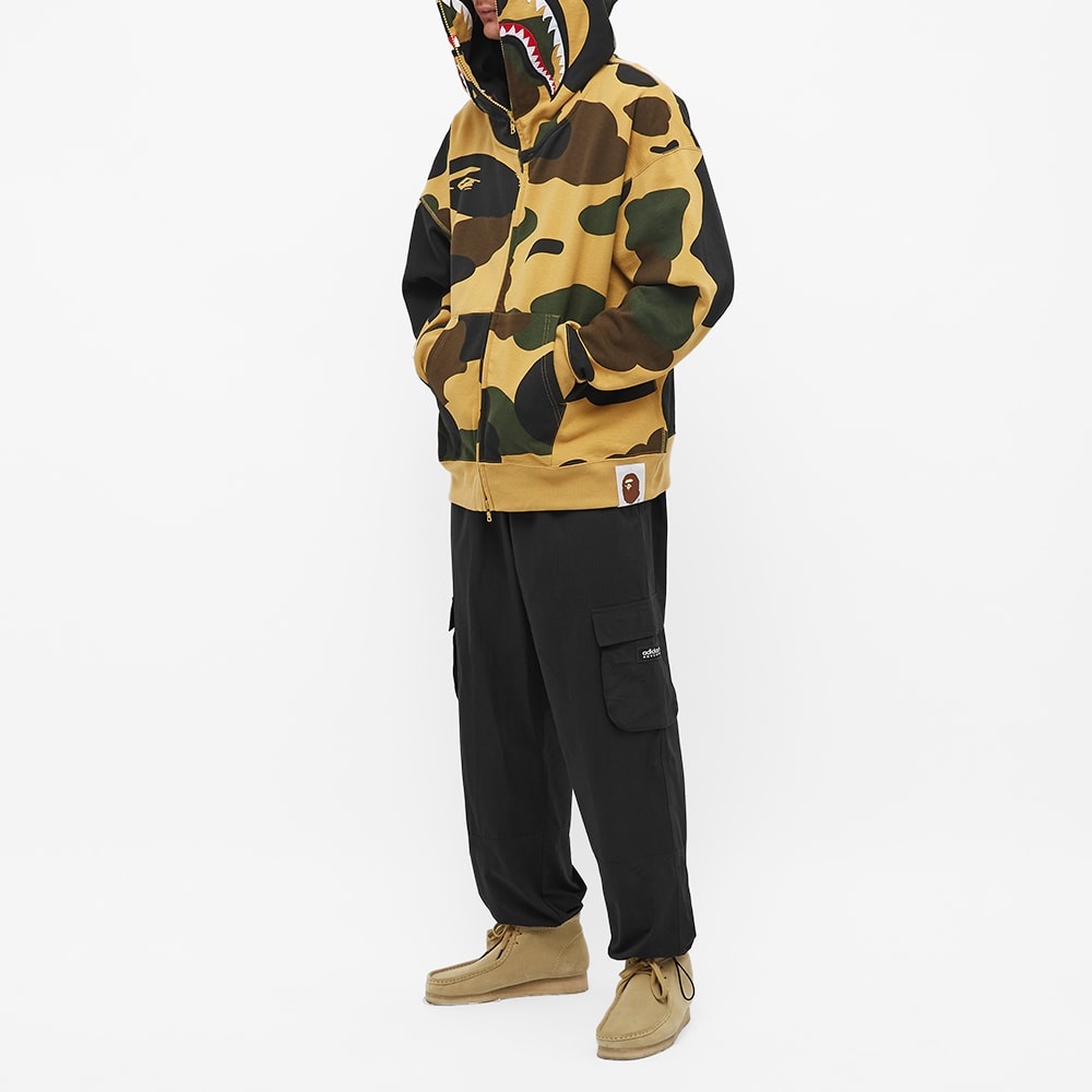 A Bathing Ape Giant 1st Camo Shark Loose Fit Full Zip Hoody - 6